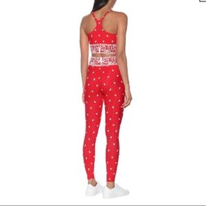 Adam Selman Core Cami Top Lipstick Bandana Red